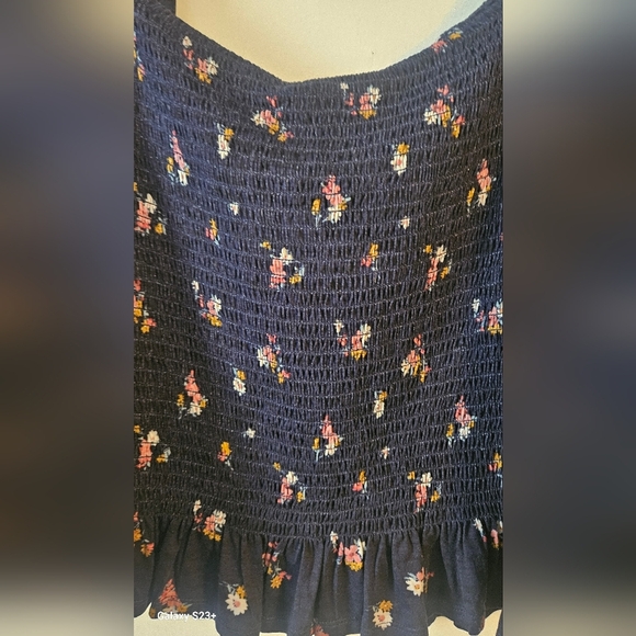 Rewind Black and Red Smocked Blouse with Ruffled Sleeves - Picture 5 of 5